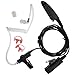 3' 2-Wire Earpiece Headse Coil Earbud Audio Mic Surveillance Kit Compatible For Motorola Ht750 Ht1250 GP280, GP328, GP330,MT850, MT850LS,PRO860,RMU Acoustic Tube Headset, Noise ReductionTwo-Way Radio