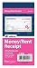 Adams Money and Rent Receipt, 2-3/4 x 5-3/8 Inches, 2-Parts, Carbonless, White/Canary, 50 Sets per Book (DC2501)