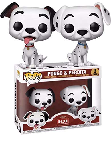Funko Pop! Disney 101 Dalmations Pongo and Perdita PIAB Exclusive 2 Pack