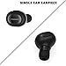 Stoon Bluetooth Headphones Q26 Mini Invisible Earbud Wireless Bluetooth Car Headset Earphone with Mic Single Earpiece Hands-Free Stereo Noise Canceling for iPhone Samsung LG HTC Motorola iPad (Black)