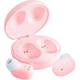 Wireless Earbuds for Kids,Bluetooth Headphones for Small Ears Women Man Adults,25hrs Playtime Built in Mic Earphones Premium Deep Bass in Ear Headset for School Sport Gym (Pink)