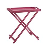 Convenience Concepts Designs2Go Folding Tray Table, Pink