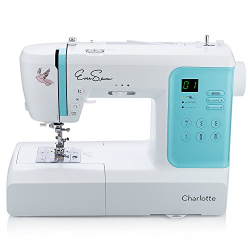 EverSewn Charlotte: 70-Stitch Computerized Sewing Machine, Professional Quilting & Free Motion Embroidery Features - Beginner to Expert