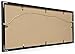 Displays2go 40 x 13.5 Panoramic Photo Frame for Wall Mount Use, 1-inch Profile, Aluminum - Black (PNFA40135B)
