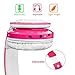 Kids Headphones Bluetooth Wireless 85db Volume Limited Childrens Headset, up to 6-8 Hours Play, Stereo Sound, SD Card Slot, Over-Ear and Build-in Mic Wireless/Wired Headphones for Boys Girls(Pink)thumb 3