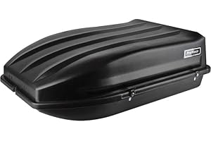 MIDWEST AFTERMARKET Rooftop Cargo Carrier for Car Storage Large Roof Rack Weatherproof Cargo Carrier | Made in USA |18 Cubic Ft 110 Lb Capacity | Promaxx