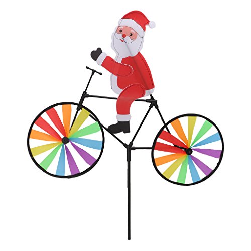 Lvyuanda Christmas Colorful Wheel Wind Spinner Windmill - Outdoor Lawn Garden Decor - Decor Your Yard Garden, Random Delivery
