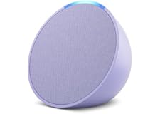 Introducing Echo Pop | Full sound compact smart speaker with Alexa | Lavender Bloom