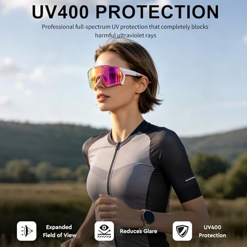 YL728 Lunettes de vélo magnétiques pour homme et femme