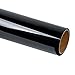 RUSPEPA Heat Transfer Vinyl HTV - Iron On for DIY T-Shirts, Craft Garment Heat Press - 12inch X 3Feet Roll - Black