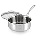 Calphalon Tri-Ply Stainless Steel Cookware, Shallow Sauce Pan, 2 1/2-quart