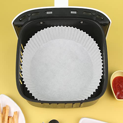 Air Fryer Disposable Paper Liner, Air Fryer Baking Paper, Waterproof and Oilproof Nonstick