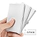 Super Light Aluminum Business Card Holder for Men and Women, MaxGear Card Wallet for Travel and Work, Professional Card Holder for Business Cards Sliver 3Pack