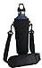Onoola 24oz Pocket Carrier for Hydro Flask Type Bottles with Padded Adjustable Straps (Neoprene Sleeve/Pouch) (Black)