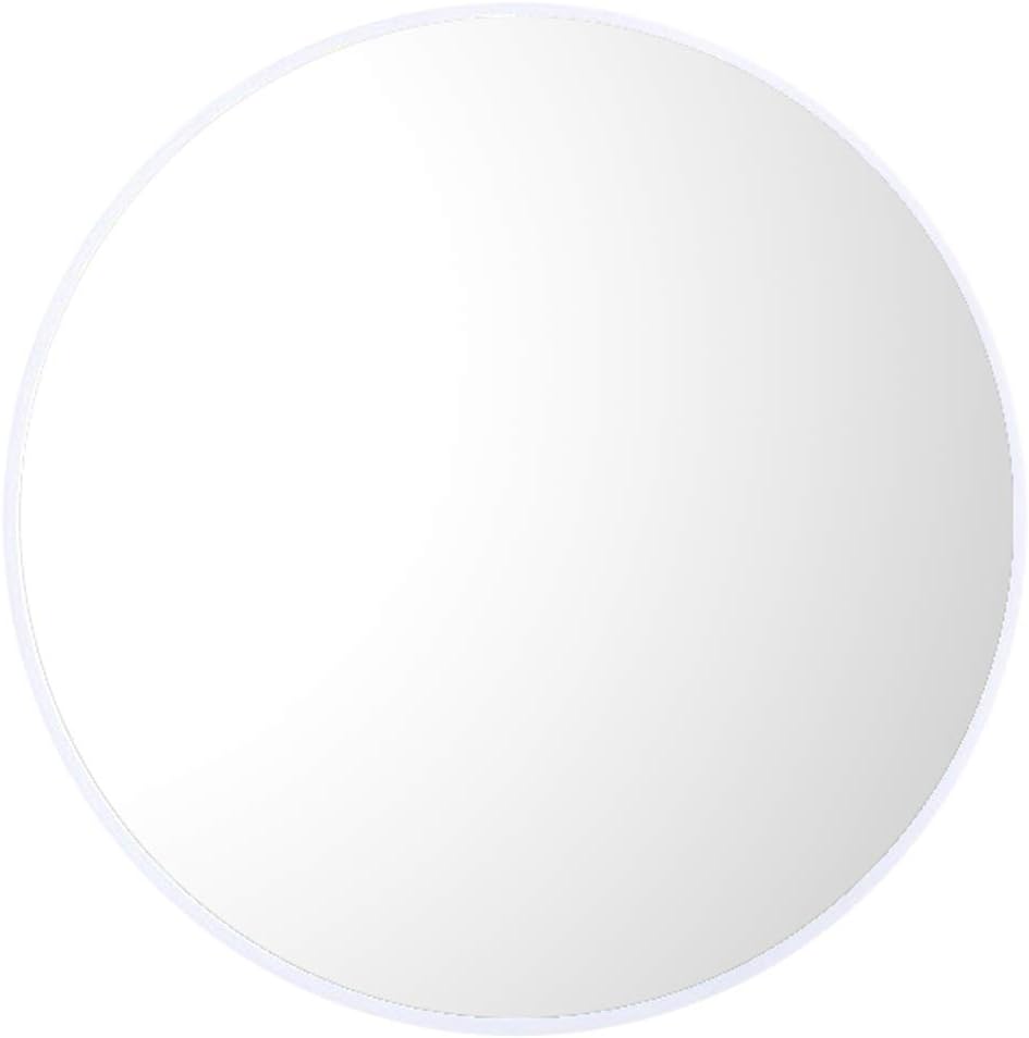 LXZSP Círculo Pared Baño Espejo Marco de Metal Tocador Maquillaje
