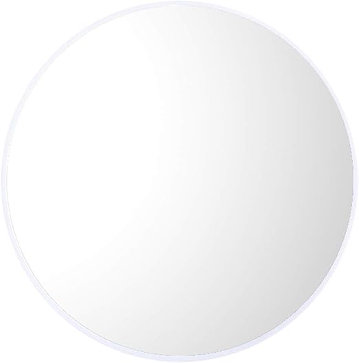 LXZSP Círculo Pared Baño Espejo Marco de Metal Tocador Maquillaje