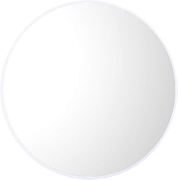 LXZSP Círculo Pared Baño Espejo Marco de Metal Tocador Maquillaje