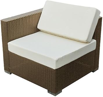 Kingpower Poly Rattan Sitzmobel Ecke Garten Terrasse Passend Fur Lounge Alugestell Braun Amazon De Kuche Haushalt