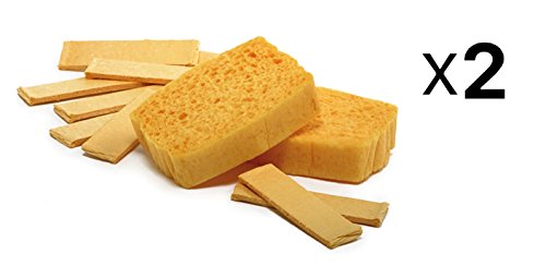 Norpro Natural Sponges Pop-Up 12 Pc Handy For Kitchen Drawer Glove Box
(2-Pack)
