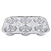 DOBI Muffin Pans (20 Pack) - Disposable Aluminum Foil 6-Cup Cupcake Pans, Standard Size. Classic Muffin Tin Size for Baking Cupcakes, Muffins and Mini Quiches
