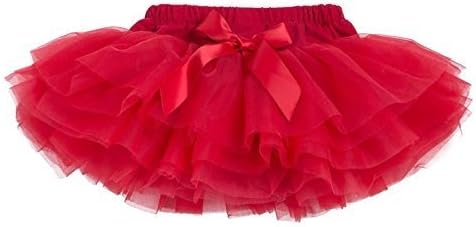 baby girls tutu - red tutu - ruffle bloomers - birthday tutu - photo prop - diaper cover - 6/12 months