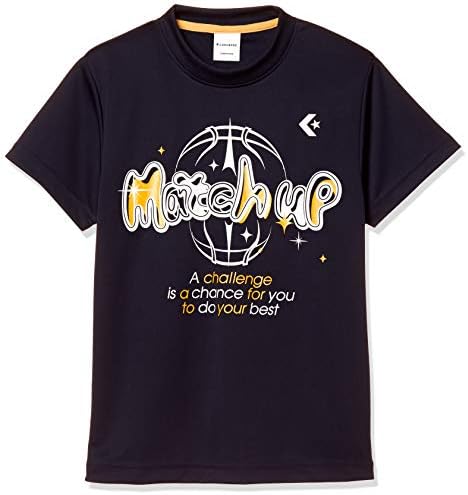 [コンバース] ミニバス 半袖 Tシャツ ラメプリント 練習用 メッシュ素材 吸汗・速乾 CB491305 キッズ