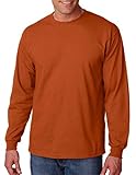 Gildan G2400 100% Cotton L-Sleeve Tee - Texas Orange - XL
