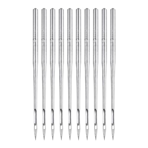 HARFINGTON 10 Pcs Sewing Machine Needles Size 14/90 Quick Sewing Iron Universal Regular Point Machine Needles Embroidery Sewing Tool for Craft DIY Household Stitching Industrial Use at Amazon