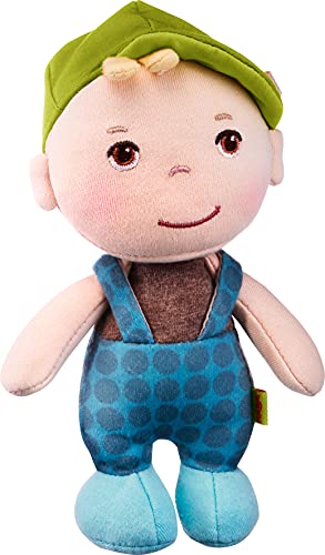HABA Soft Baby Boy Doll Matteo - Adorable 6" Plush Figure for Babies and Toddlers, Ideal Toy for 1-3 Year Old Boys, for 3+ Year Old Girls, for Toddlers