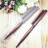 WOLINSPRING Little Wonder Boar Tourmaline Nylon Bristle Teasing Brush GT-3P view 4