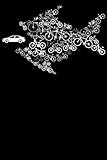 Environmental protection bicycle fish eats car: Notebook College ruled / lined Journal - 120 Pages - 6 x 9 inches - bicycle MTB mountain bike road ......