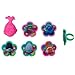 Trolls True Colors Cupcake Rings - 24 Count