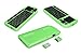 FAVI FE01 2.4GHz Wireless USB Mini Keyboard with Mouse Touchpad, Laser Pointer - USA Version (Warranty) - Green (FE01-GR)