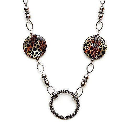 Eyeglass Jewelry Necklace Handmade Glasses Chain Circle Pendant Readers Keeper