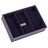 || 33% OFF || Stackers | Jewelry Box | classic purple & purple velvet deep 3 stacker
