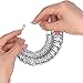 Finger Ring Sizers Set, Metal Ring Size Measuring Tools for Men's Women's Jewelry Making, Rings Gauge Sizing Tool with 27 PCS US Size 0-13 with Half Size