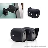Silicone Skins for Arlo Go (2 pcs Black) for Arlo Go Mobile HD Wireless Free Camera Protective Case Cover - for Netgear Arlo Go Smart Security Accessories Silikon Case - for VML4030-200NAS - by Sully