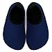 L-RUN Toddlers Boys Girls Aqua Socks for Swimming Walking Soft Navy 12-18 Month=EU19-20