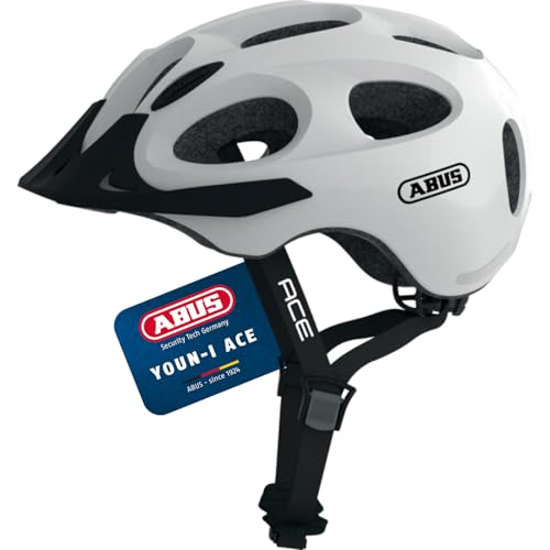 ABUS Unisex, Fahrradhelm, Weiß (Pearl White), L (56-61 cm​)