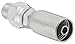 EATON Weatherhead Coll-O-Crimp 06U-J06 Male Pipe Swivel Fitting, Low Carbon Steel, 3/8