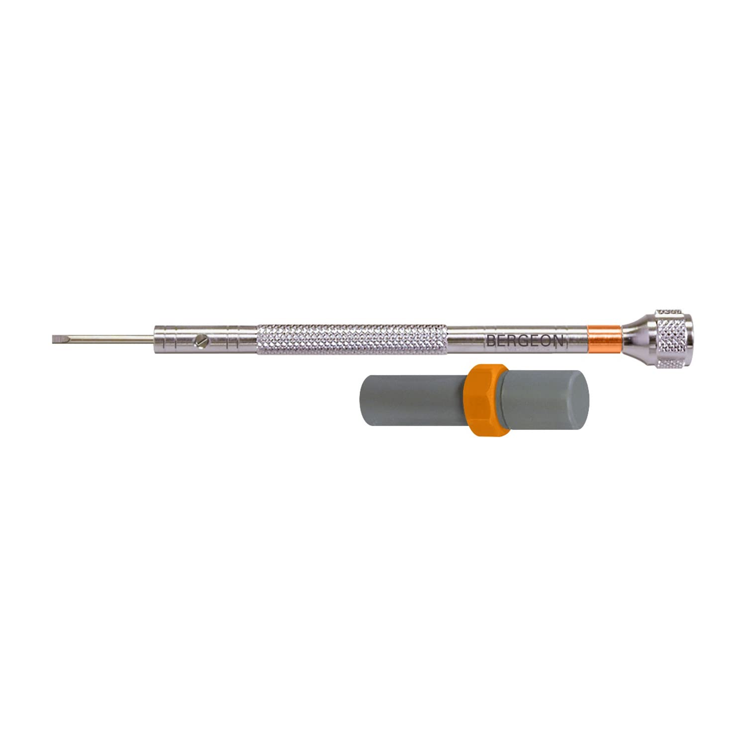 Bergeon 30080 Watchmaker Screwdriver with Replacement Blades Various Sizes Available, Orange, 0,5