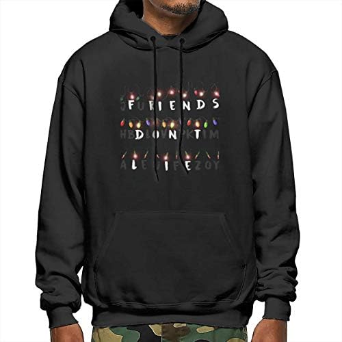 ENVMENST Friends Don't Lie Hoodie Fashion Movie Graphic Pullover Sweatshirt for Women Men