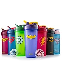 BlenderBottle Botellas para batidos Liga de la Justicia Superhéroes, Batman, 1