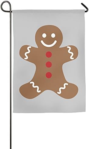 Gingerbread Man Merry Christmas Decorative Garden Flag Outdoor Sports Flag