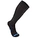 Wanderlust Everyday Use Graduated Compression Socks - Support Stockings for Men & Women - Black/Blue Medium