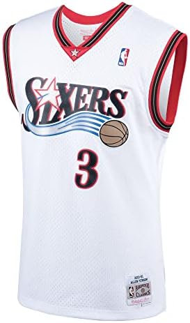 Amazon.com: Allen Iverson White Philadelphia 76ers 2002/03 Mens