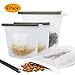 Reusable Silicone Food Storage Bags,OAMCEG Food Grade Silicone Storage Pouch, Zero Waste Products, BPA Free, Airtight Seal, Leak-Proof.Best for Snack, Fruit, Vegetable - Microwave,Freezer & Dishwasher