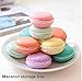 TUPWEL 3PCS Lovely Multi-Function Portable Macarons Storage Box Jewellery Case Organizer Container for Earring Ring Necklace Cosmetic Pill Data Line Travel（Larger）