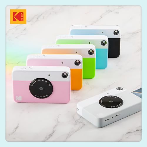 KODAK Printomatic Full-Color Instant Print Digital Camera - Colorful Photos On Zink 2x3