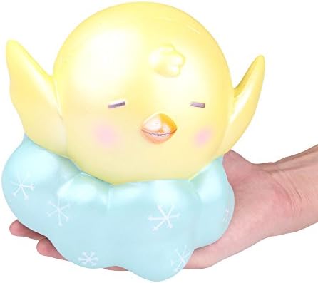 AIKEMI Mothers Day Gifts Slow Rising Squishy Slice Jumbo Clouds Chicken Toy Cream Squeeze Hand Wrist Toy (yellow)